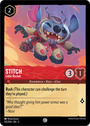 Stitch - Little Rocket (125/204) [Into the Inklands]