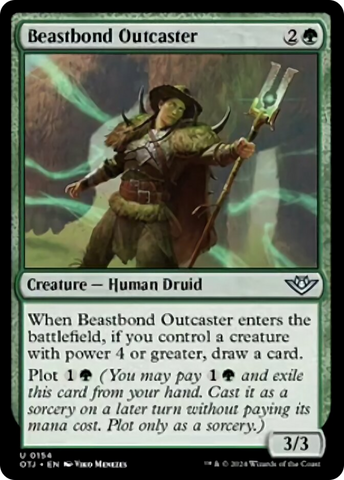Beastbond Outcaster [Outlaws of Thunder Junction]