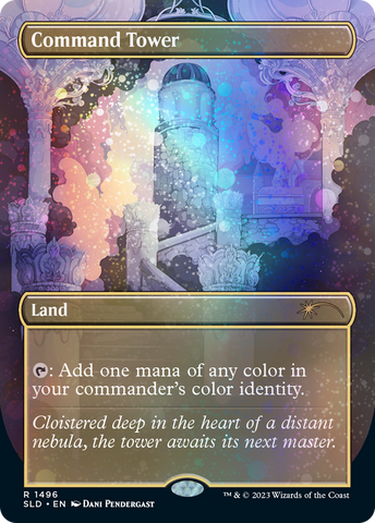 Command Tower (1697) (Rainbow Foil) [Secret Lair Drop Series]