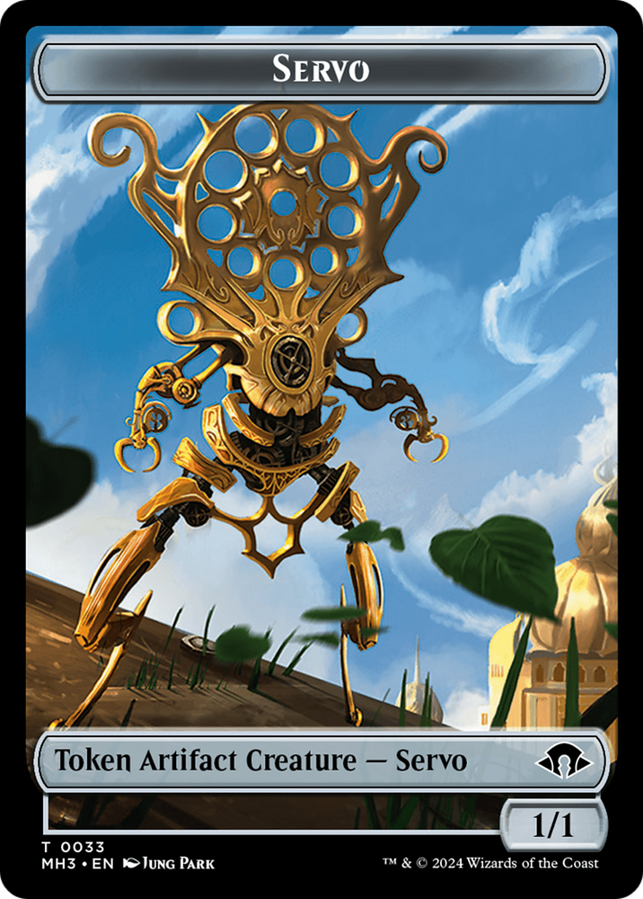 Energy Reserve (Ripple Foil) // Servo Double-Sided Token [Modern Horizons 3 Tokens]