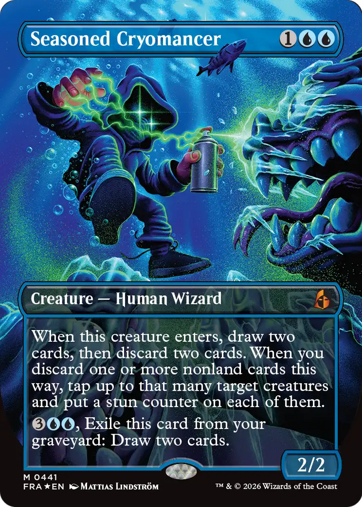 Seasoned Cryomancer (Borderless) (0441) [Reality Fracture]
