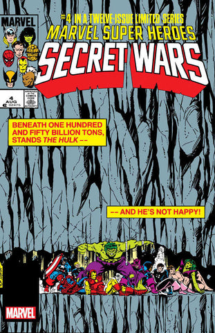 Marvel Super Heroes Secret Wars #4 Facsimile Edition Foil Variant