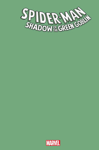 Spider-Man: Shadow Of The Green Goblin #1 Green Blank Cover Variant