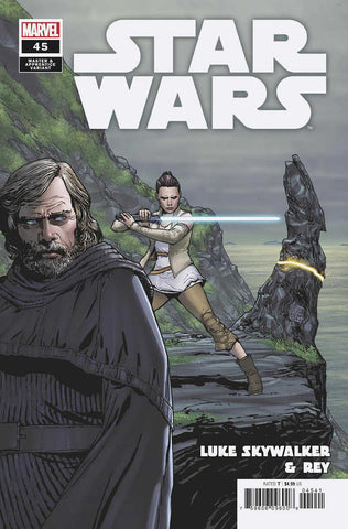 Star Wars #45 Giuseppe Camuncoli Luke Skywalker & Rey Master & Apprentice Varian T