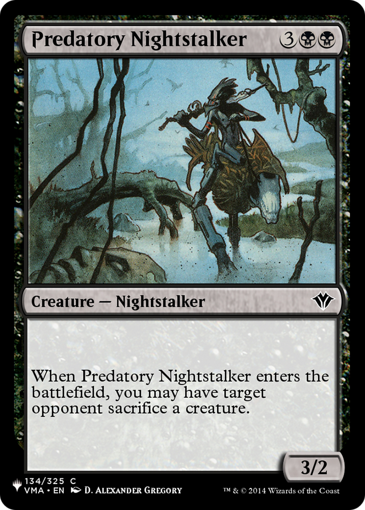 Predatory Nightstalker [The List]