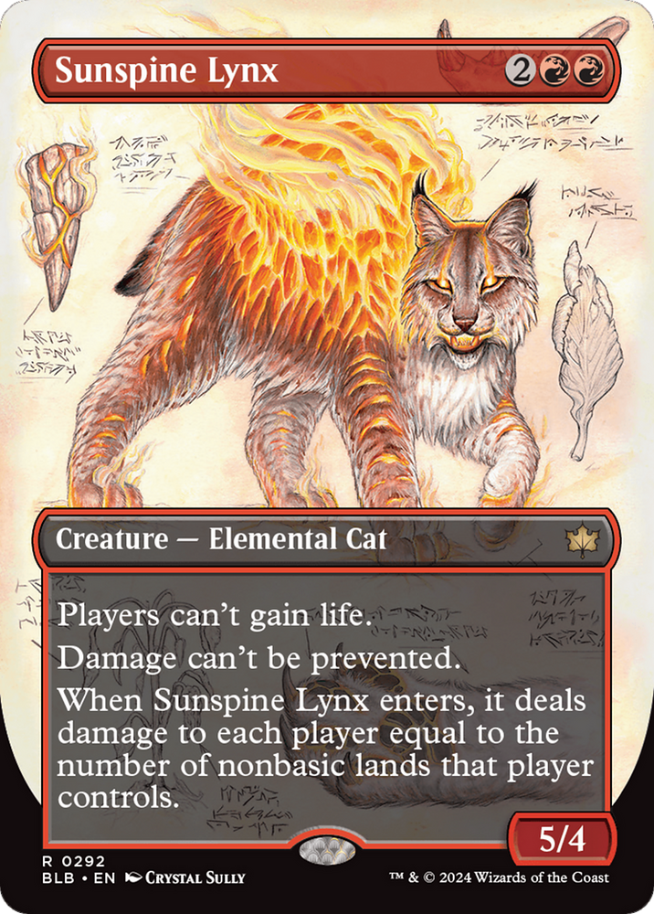 Sunspine Lynx (Borderless) [Bloomburrow]