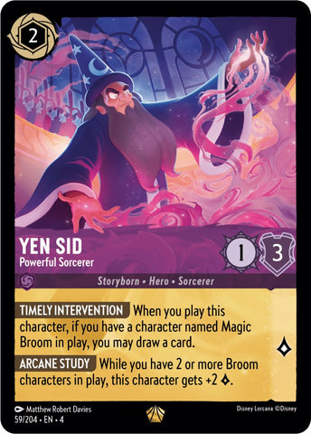 Yen Sid - Powerful Sorcerer (59/204) [Ursula's Return]