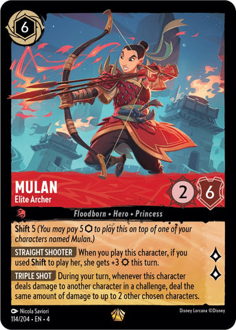 Mulan - Elite Archer (114/204) [Ursula's Return]