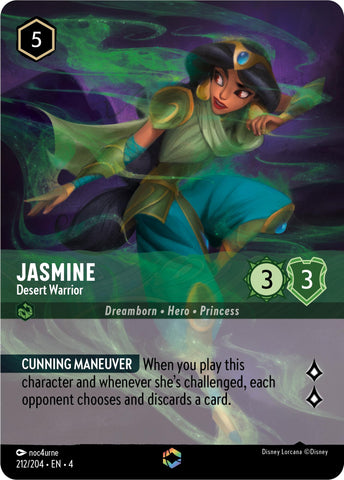 Jasmine - Desert Warrior (Enchanted) (212/204) [Ursula's Return]