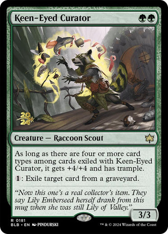 Keen-Eyed Curator [Bloomburrow Prerelease Promos]