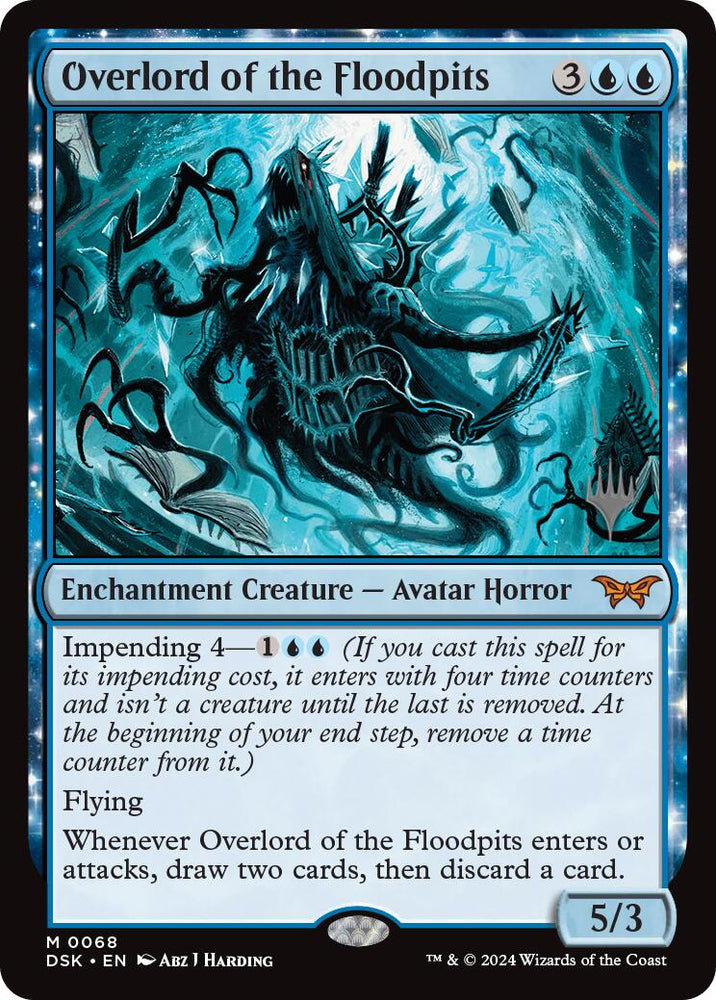 Overlord of the Floodpits (Promo Pack) [Duskmourn: House of Horror Promos]