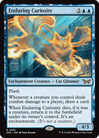 Enduring Curiosity (Promo Pack) [Duskmourn: House of Horror Promos]