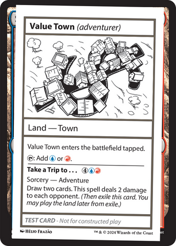 Value Town (adventurer) [Mystery Booster 2 Playtest Cards]