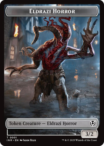 Clue // Eldrazi Horror Double-Sided Token [Innistrad Remastered Tokens]