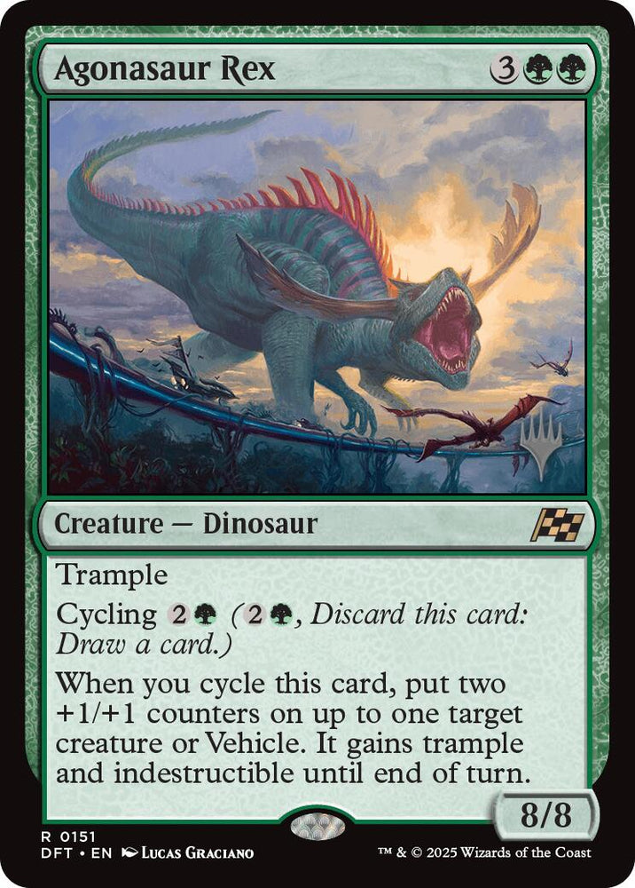 Agonasaur Rex (Promo Pack) [Aetherdrift Promos]