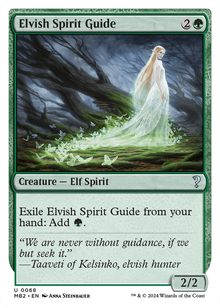 Elvish Spirit Guide (White Border) [Mystery Booster 2]