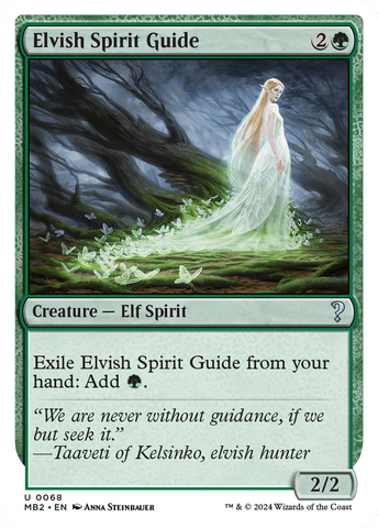 Elvish Spirit Guide (White Border) [Mystery Booster 2]