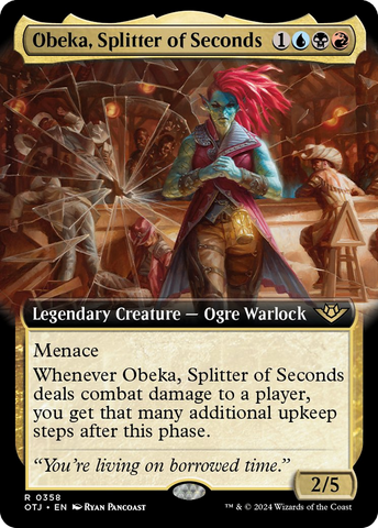 Obeka, Splitter of Seconds (Extended Art) [Outlaws of Thunder Junction]