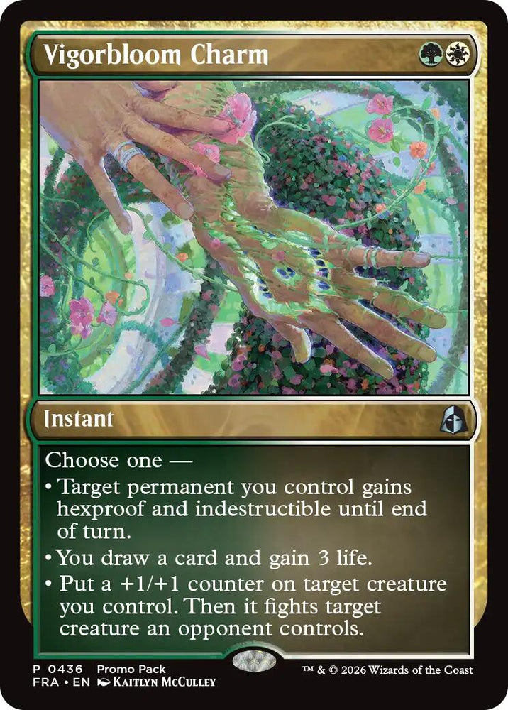 Vigorbloom Charm [Reality Fracture Promos]
