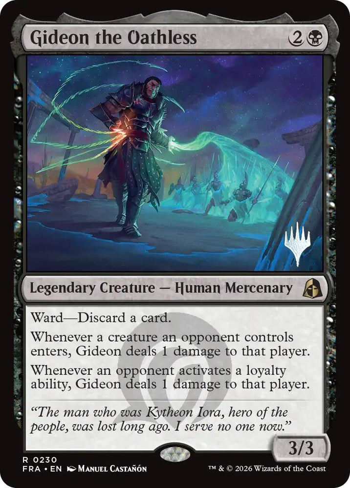Gideon the Oathless [Reality Fracture Promos]