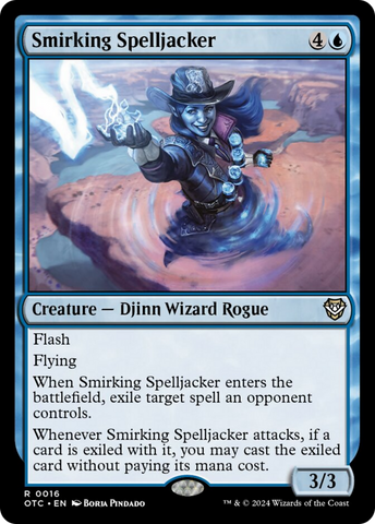 Smirking Spelljacker [Outlaws of Thunder Junction Commander]