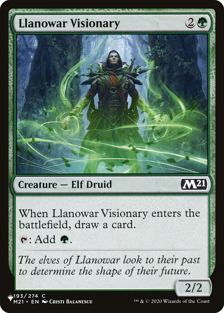 Llanowar Visionary [The List]