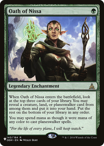 Oath of Nissa [The List]