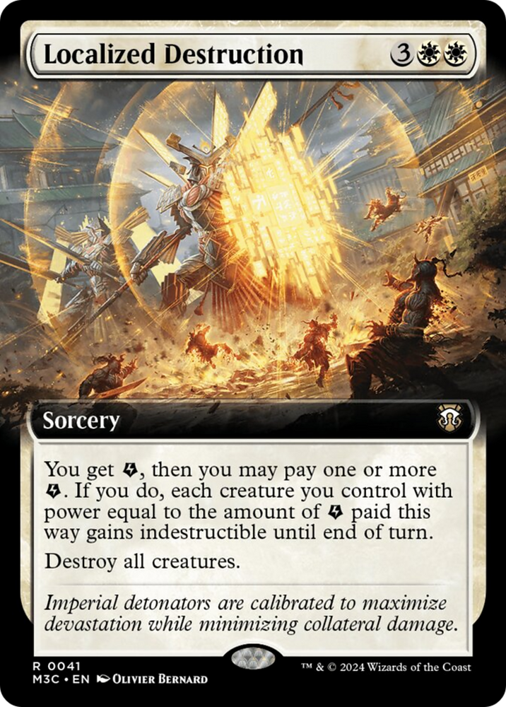 Localized Destruction (Extended Art) [Modern Horizons 3 Commander]