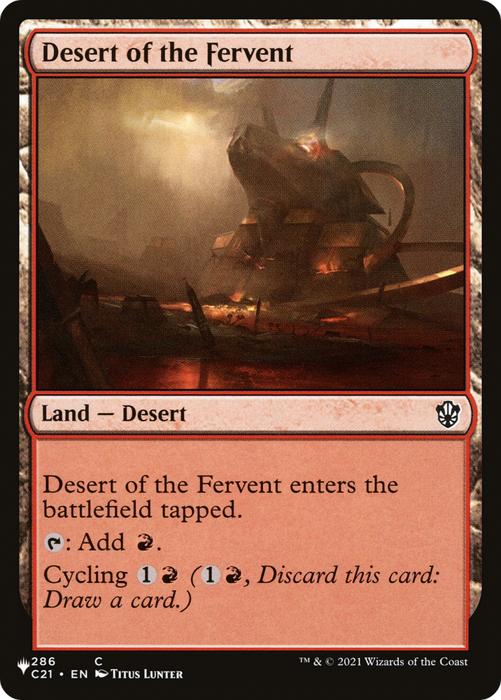 Desert of the Fervent [The List]