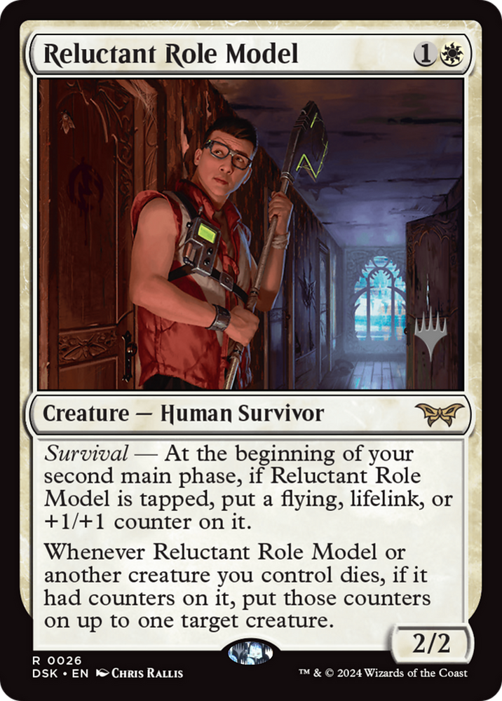 Reluctant Role Model (Promo Pack) [Duskmourn: House of Horror Promos]