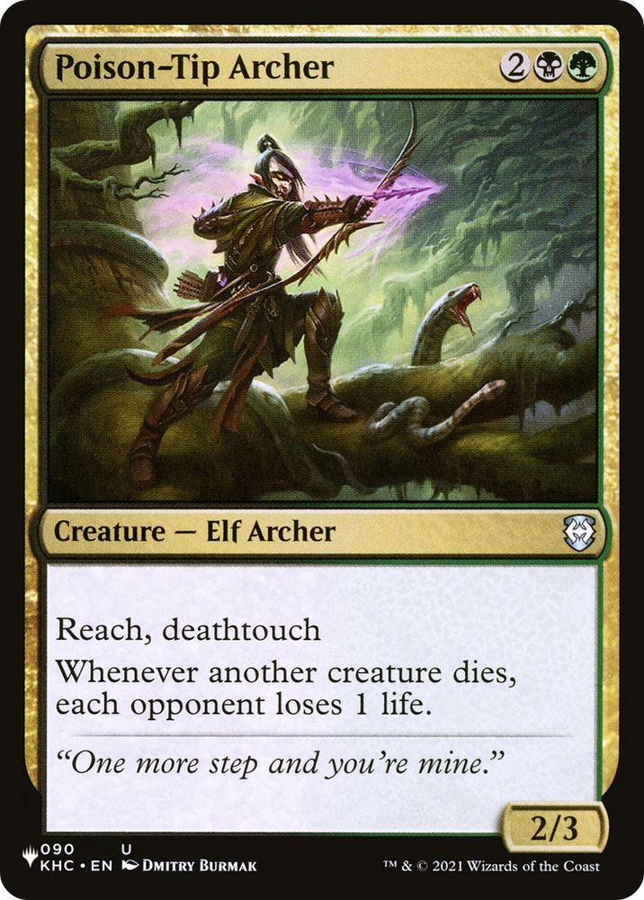 Poison-Tip Archer [The List]