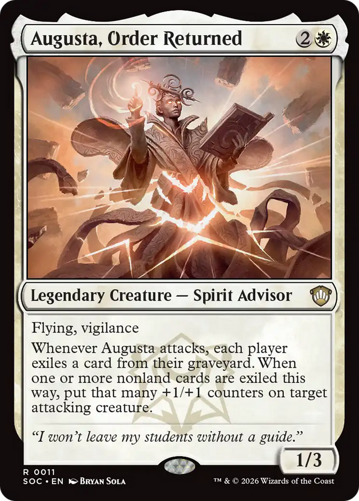 Augusta, Order Returned [Secrets of Strixhaven Commander]