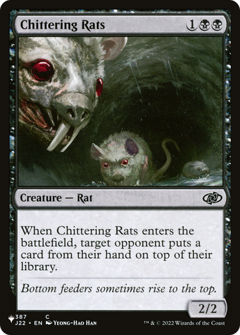 Chittering Rats [The List]