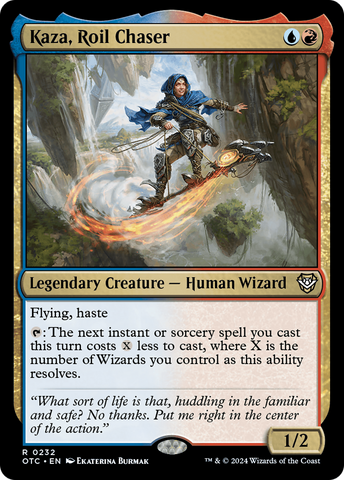 Kaza, Roil Chaser [Outlaws of Thunder Junction Commander]