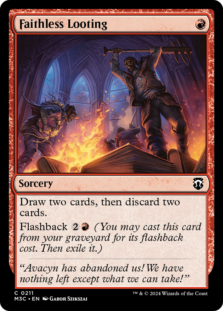 Faithless Looting [Modern Horizons 3 Commander]