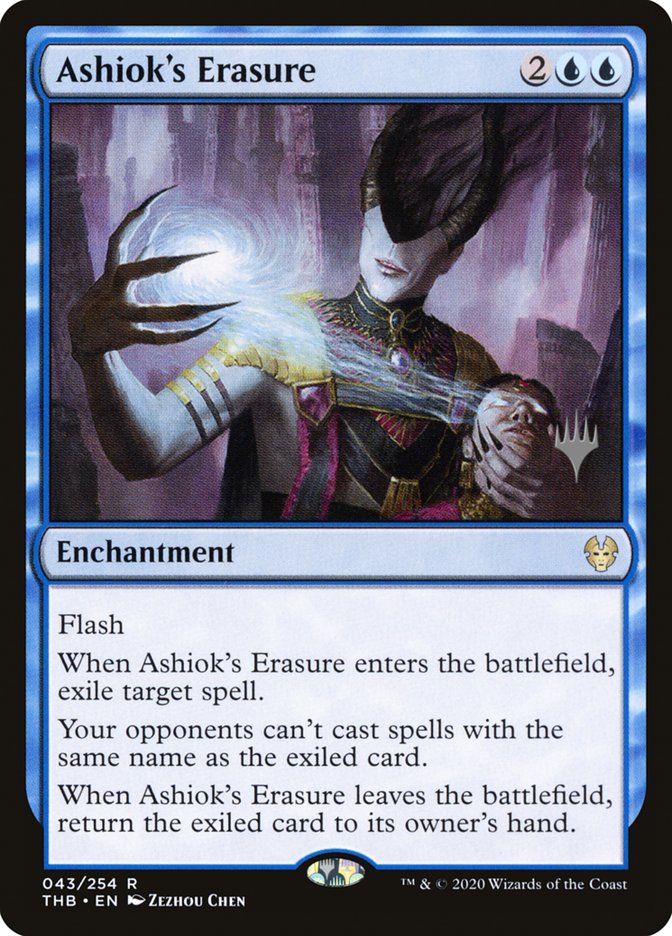 Ashiok's Erasure (Promo Pack) [Theros Beyond Death Promos]