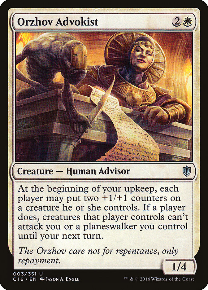 Orzhov Advokist [Commander 2016]