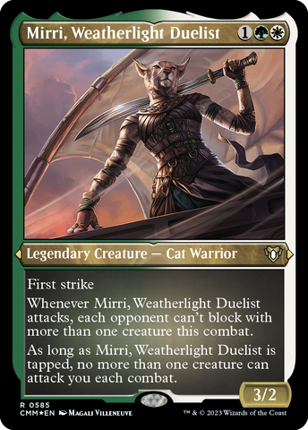 Mirri, Weatherlight Duelist (Foil Etched) [Commander Masters]