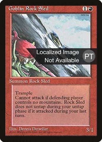 Goblin Rock Sled [Fourth Edition (Foreign Black Border)]