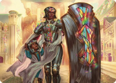 Guardian of New Benalia Art Card [Dominaria United Art Series]