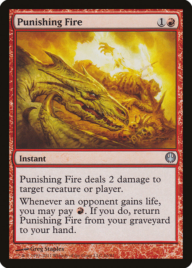 Punishing Fire [Duel Decks: Knights vs. Dragons]