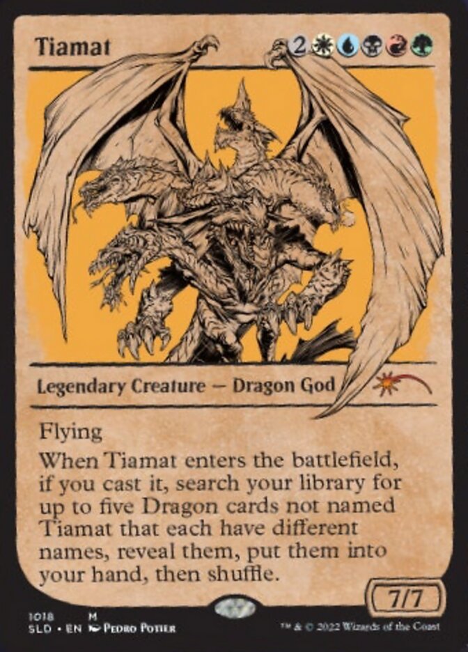 Tiamat (Showcase) [Secret Lair Drop Series]