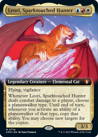 Leori, Sparktouched Hunter (Extended Art) [Commander Masters]