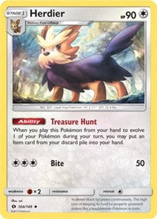 Herdier (104) [SM Base Set]