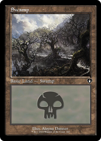 Swamp (443) (Retro) [Commander Masters]