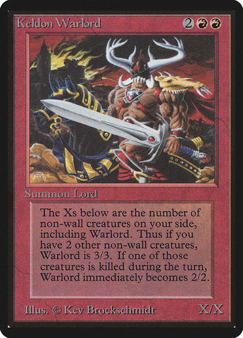 Keldon Warlord [Beta Edition]