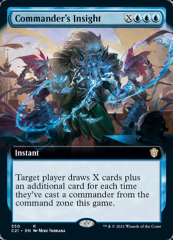 Commander's Insight (Extended Art) [Commander 2021]