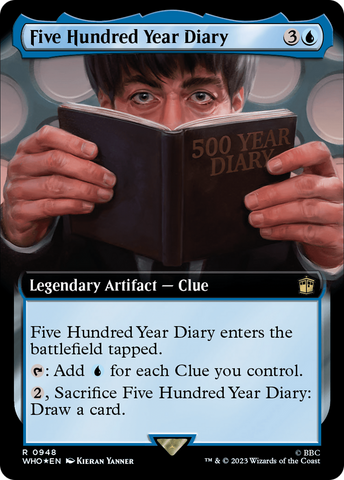 Five Hundred Year Diary (Extended Art) (Surge Foil) [Doctor Who]