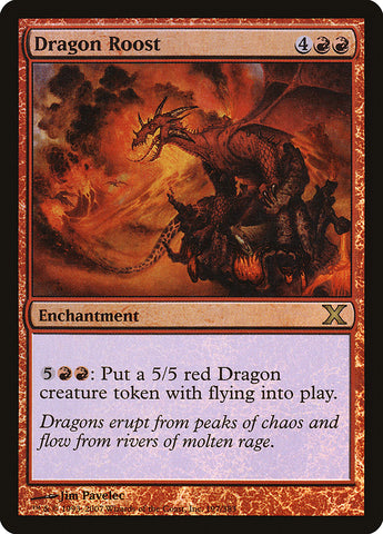 Dragon Roost (Premium Foil) [Tenth Edition]