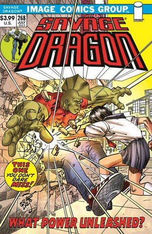Savage Dragon #268 Cover B Erik Larsen Retro 70s Trade Dress Variant (Mature)